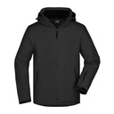 Kurtka Softshell Męska Wiatroodporna JN1054 - Black