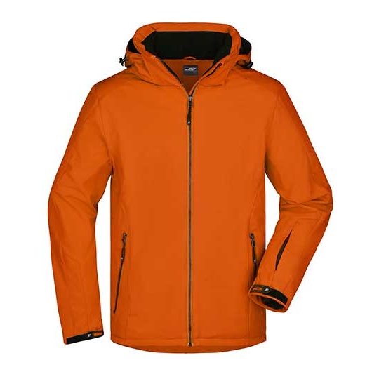 Kurtka Softshell Meska Wiatroodporna JN1054 - Dark Orange