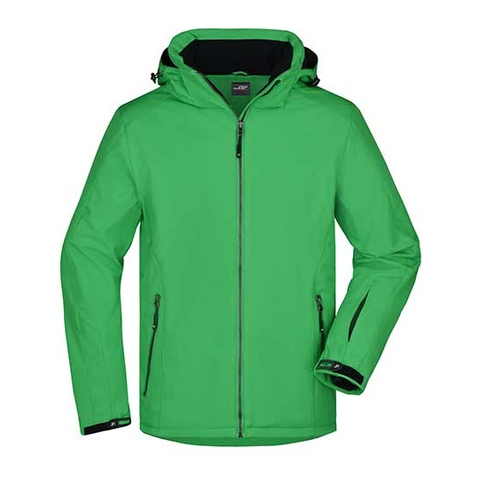 Kurtka Softshell Meska Wiatroodporna JN1054 - Green