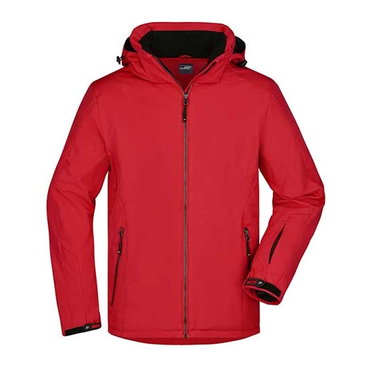 Kurtka Softshell Męska Wiatroodporna JN1054 - Red