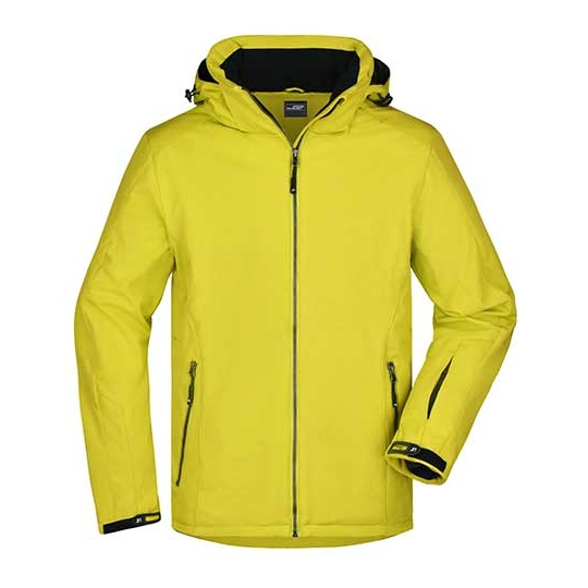 Kurtka Softshell Męska Wiatroodporna JN1054 - Yellow
