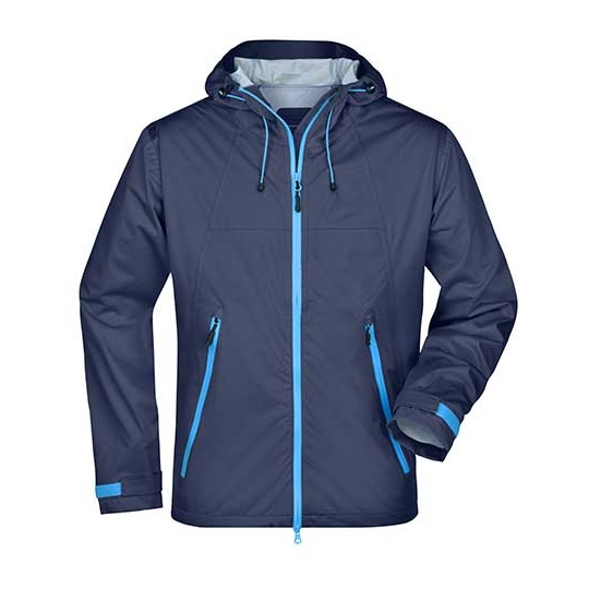 Kurtka Softshell Wiatroodporna Wodoodporna JN1098 - Navy & Cobalt