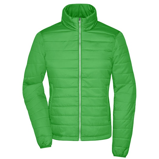 Damska pikowana kurtka slim JN1119 - Green