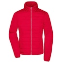 Kurtka Damska Pikowana Lekka Ocieplana JN1119 - Red