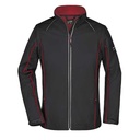 Kurtka Damska Softshell 2 w 1 JN1121 - Black & Red