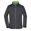 Kurtka Damska Softshell 2 w 1 JN1121 - Iron Grey & Green