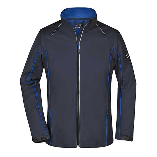 Damska kurtka softshell 2 w 1 slim JN1121 - Navy & Royal