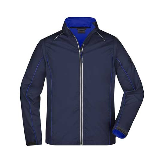 Kurtka Meska Softshell 2w1 Wodoodporna JN1122 - Navy & Royal