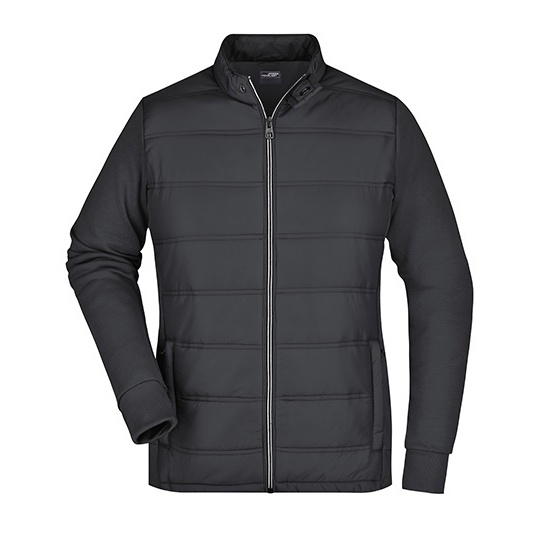 Damska bluza hybrydowa slim JN1123 - Black