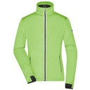 Kurtka Damska Softshell JN1125 - Bright Green & Black