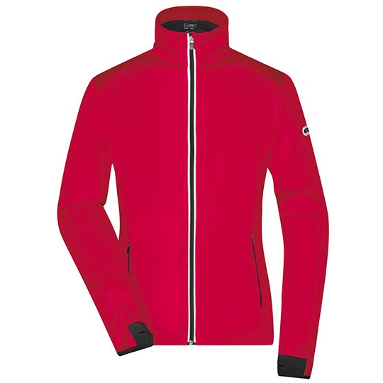 Kurtka Damska Softshell JN1125 - Light Red & Black
