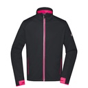 Kurtka Softshellowa Meska JN1126 - Black & Light Red