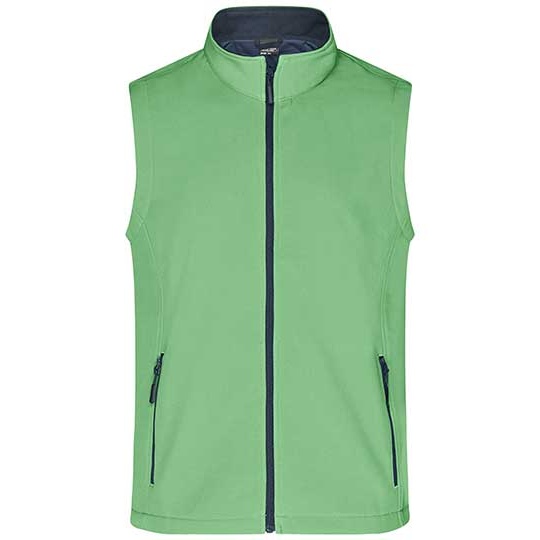 Męska kamizelka softshell JN1128 - Green & Navy