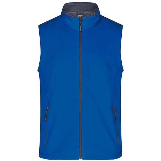 Kamizelka Męska Softshell JN1128 - Nautic Blue & Navy