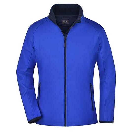 Kurtka Damska Softshell Slim JN1129 - Nautic Blue & Navy