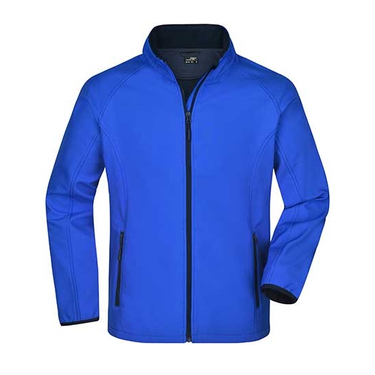 Kurtka Meska Softshell JN1130 - Nautic Blue & Navy
