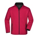 Kurtka Męska Softshell JN1130 - Red & Black