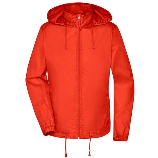 Kurtka Damska Slim Przeciwdeszczowa JN1131 - Bright Orange