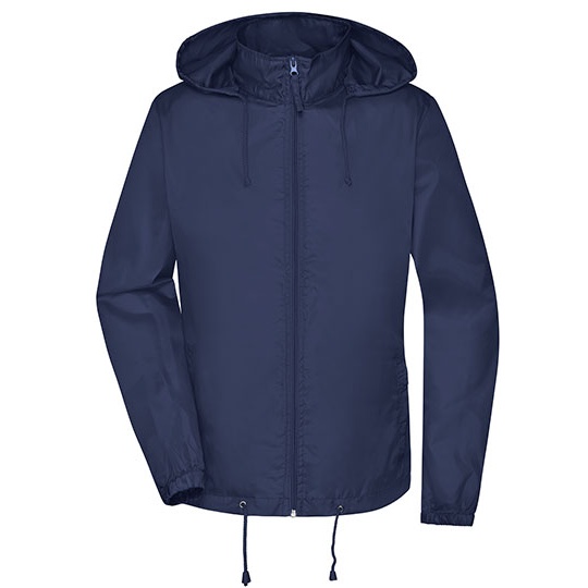 Damska kurtka przeciwdeszczowa Slim JN1131 - Navy