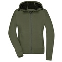 Kurtka Damska Softshellowa z Kapturem JN1145 - Olive & Camouflage