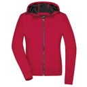Kurtka Damska Softshellowa z Kapturem JN1145 - Red & Black