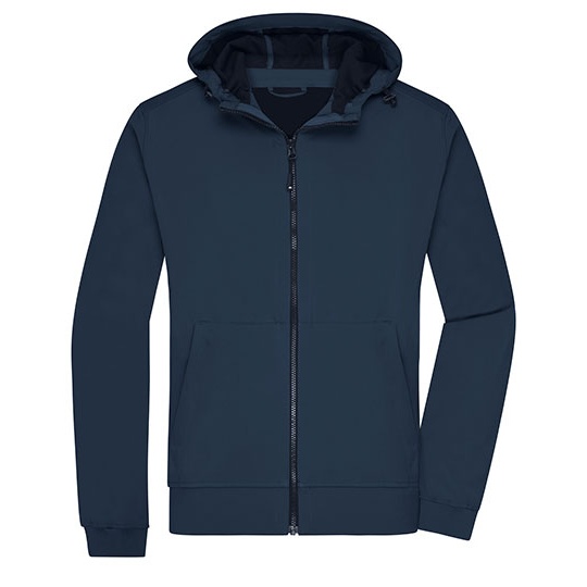 Kurtka Meska Softshell z Kapturem JN1146 - Navy