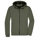 Kurtka Męska Softshell z Kapturem JN1146 - Olive & Camouflage