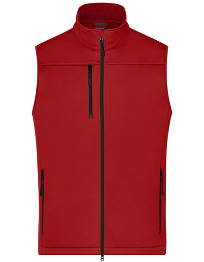 Meska kamizelka softshell JN1170 - Red