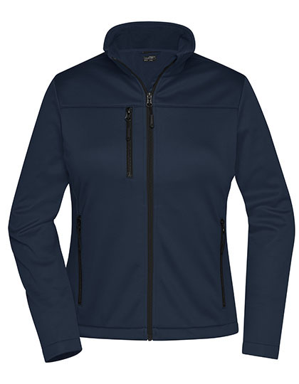 Damska kurtka softshell slim JN1171 - Navy