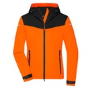 Kurtka Softshell Damska Z Kapturem JN1179 - Neon Orange & Black
