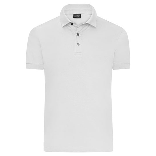 Męskie Klasyczne Polo JN1300 - White
