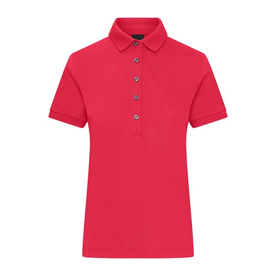 Damska koszulka polo slim JN1301 - Light Red