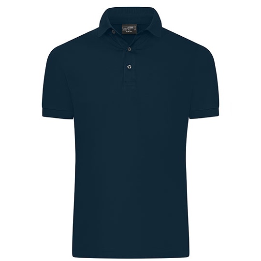 Koszulka Polo Meska Slim Bawelniana Pique JN1302 - Navy