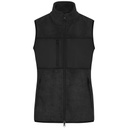 Kamizelka Damska Slim Polarowa Hybrydowa JN1309 - Black & Black