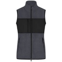 Kamizelka Damska Slim Polarowa Hybrydowa JN1309 - Carbon & Black