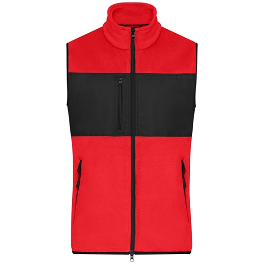 Kamizelka Meska Polarowa JN1310 - Red & Black