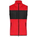 Kamizelka Męska Polarowa JN1310 - Red & Black