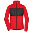 Bluza Damska Slim Polarowa JN1311 - Red & Black