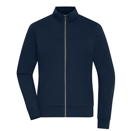 Damska bluza sportowa na zamek JN1317 - Navy