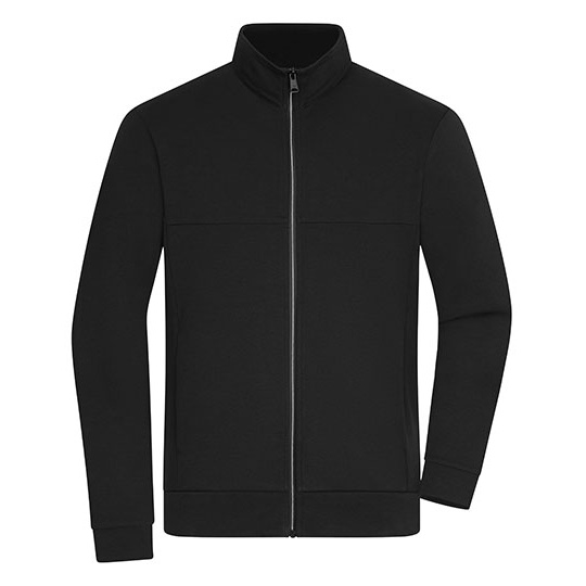 Męska bluza sportowa z zamkiem JN1318 - Black