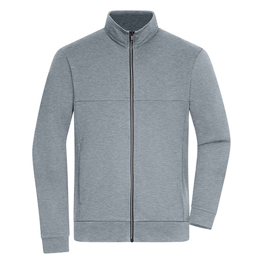 Bluza Meska Rozpinana Sportowa JN1318 - Light Melange