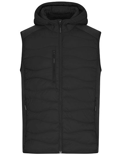 Kamizelka Męska Hybrydowa Ocieplana JN1328 - Black