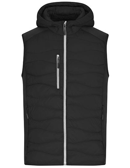 Kamizelka Meska Hybrydowa Ocieplana JN1328 - Black
