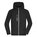Kurtka Hybrydowa Męska Ocieplana JN1330 - Black