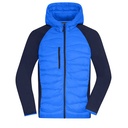 Kurtka Hybrydowa Męska Ocieplana JN1330 - Blue & Navy