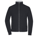 Bluza Dwustronna Zapinana JN1335 - Black & Silver (Solid)
