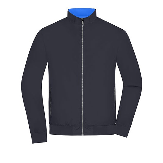 Kurtka Bomberka Meska Dwustronna JN1336 - Navy & Blue