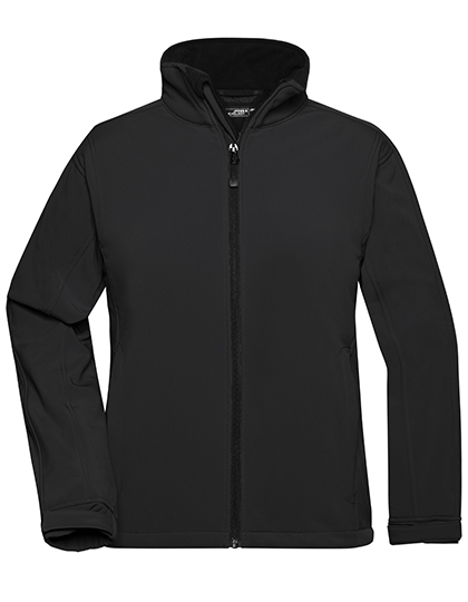 Damska Kurtka Softshellowa Slim JN137 - Black