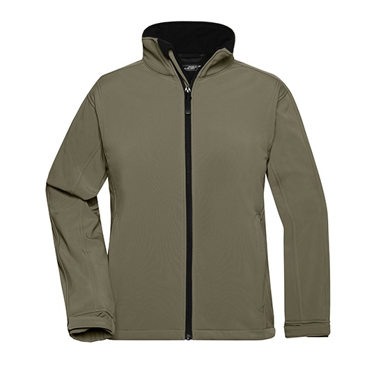 Damska Kurtka Softshellowa Slim JN137 - Olive
