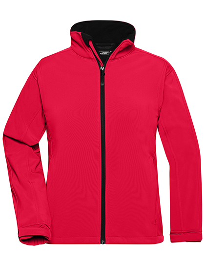 Damska Kurtka Softshellowa Slim JN137 - Red